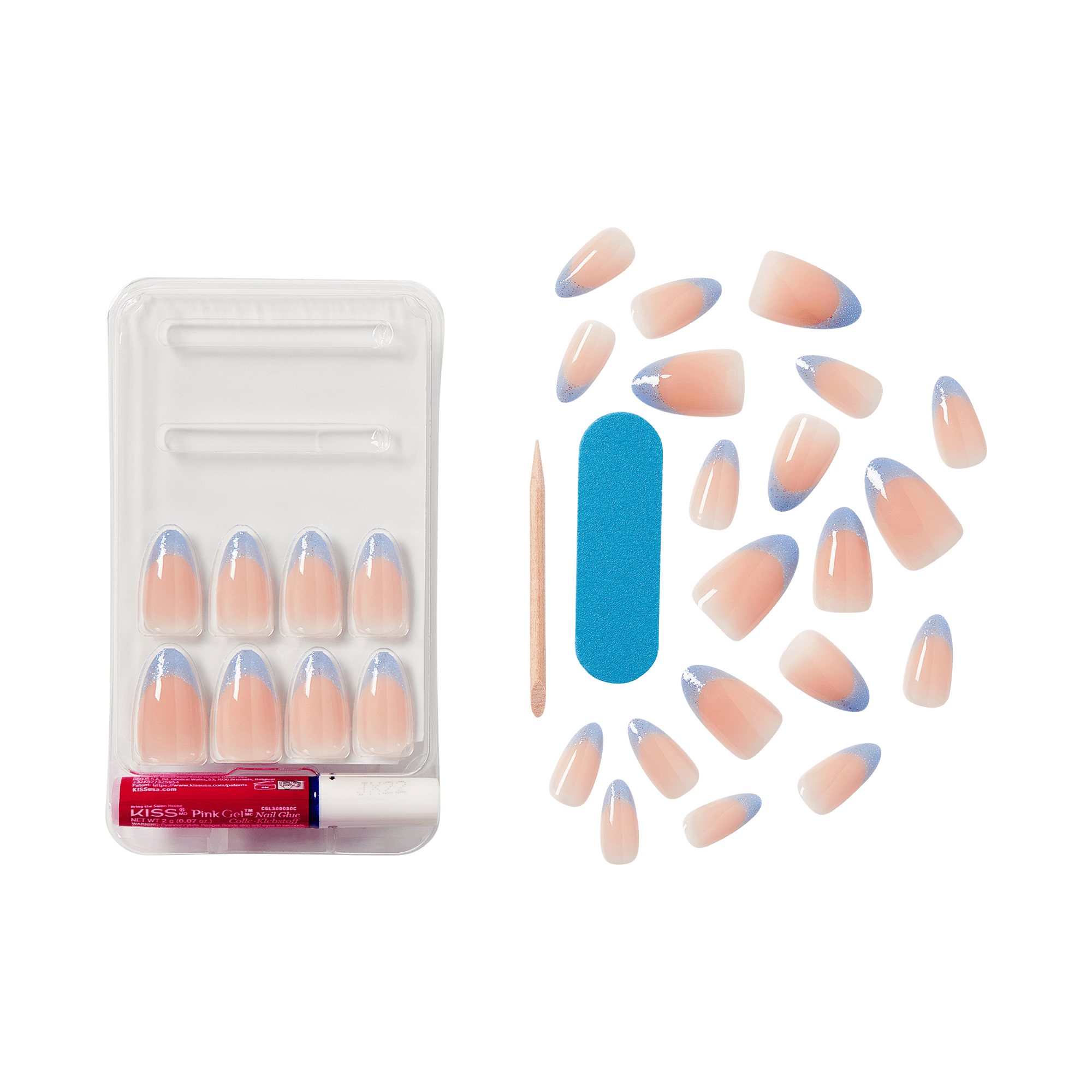 KISS My Perfect French Press On Glue Nails - Get U