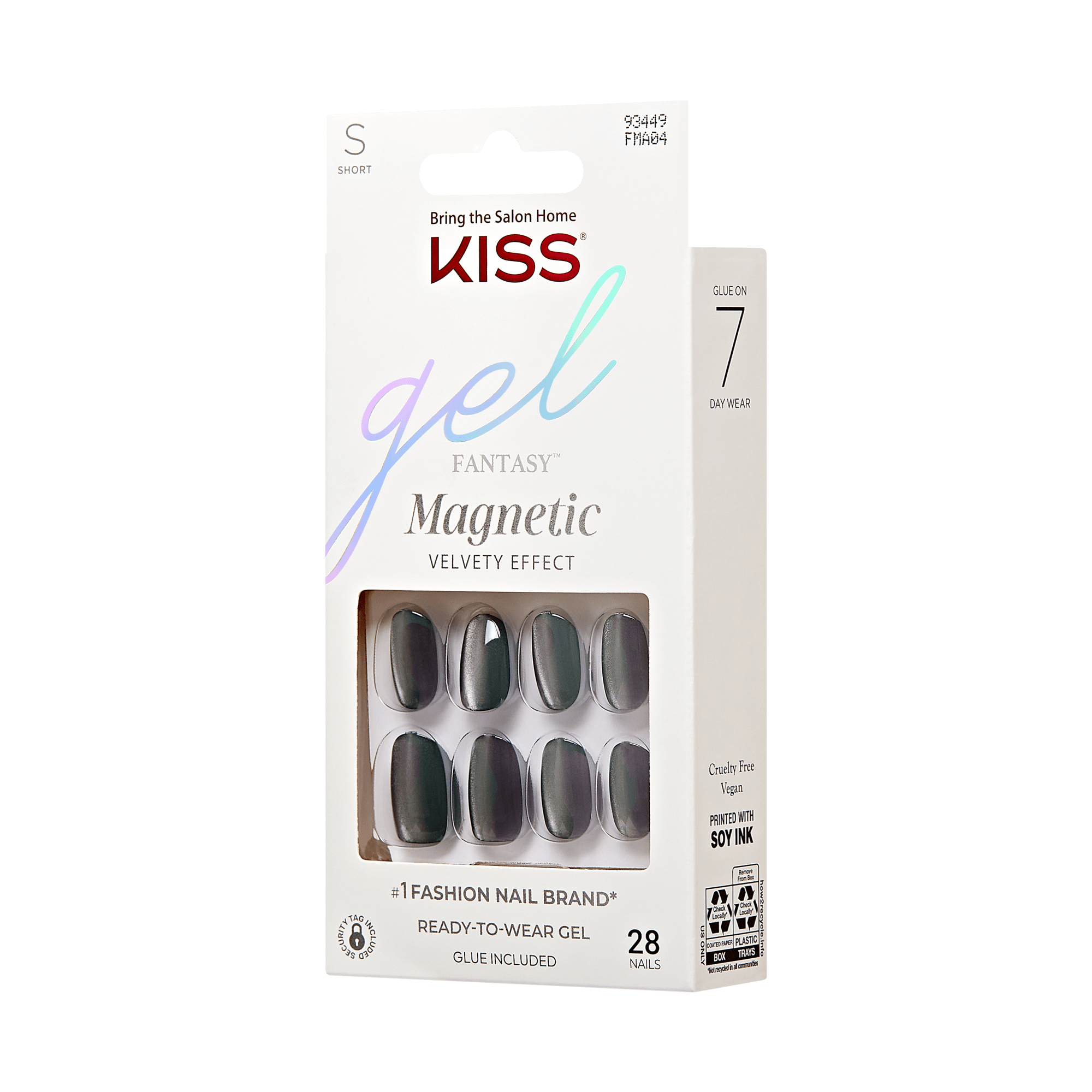 KISS Gel Fantasy Magnetic Press On Glue Nails - Dial Me