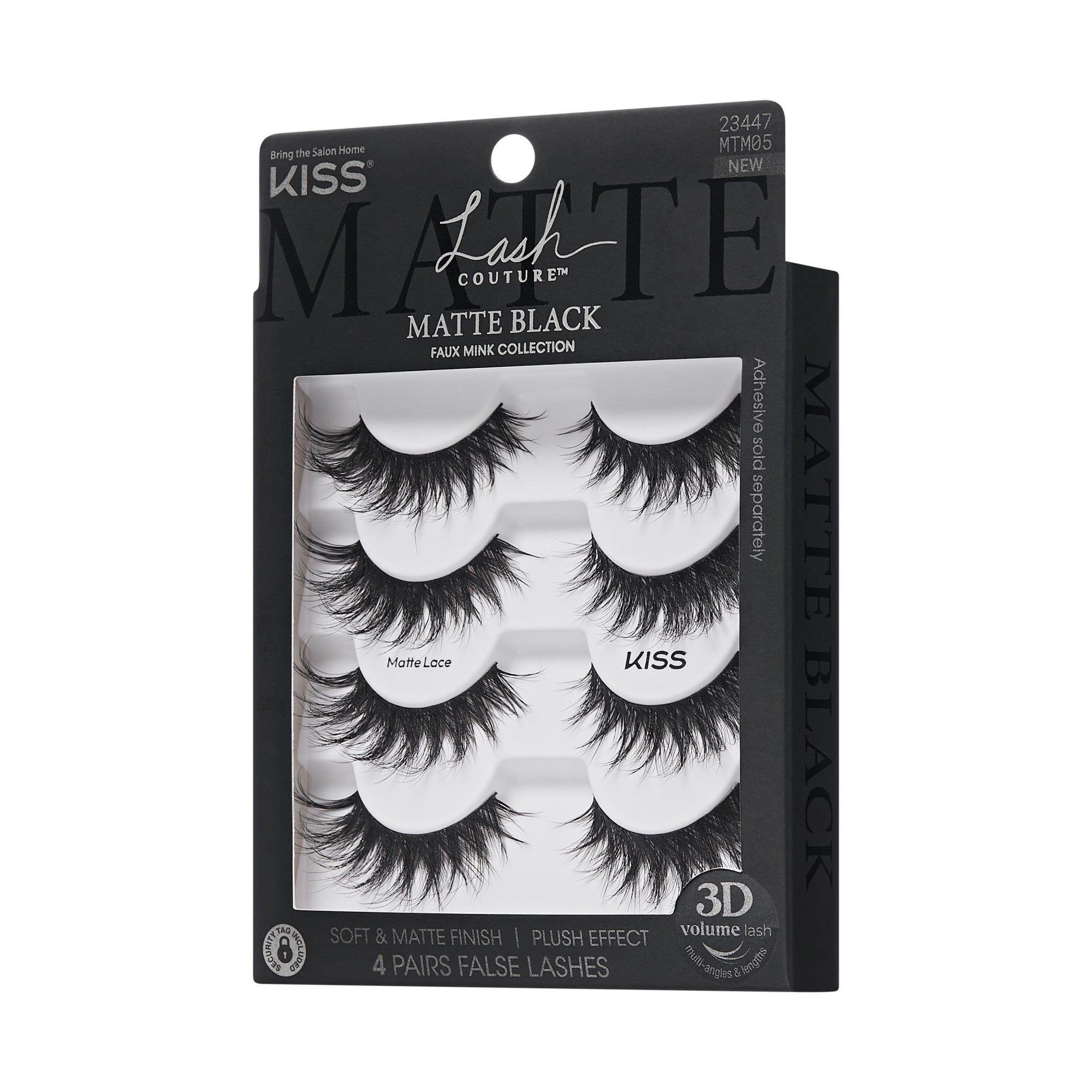 KISS Lash Couture Matte Black Multipack - Matte Lace