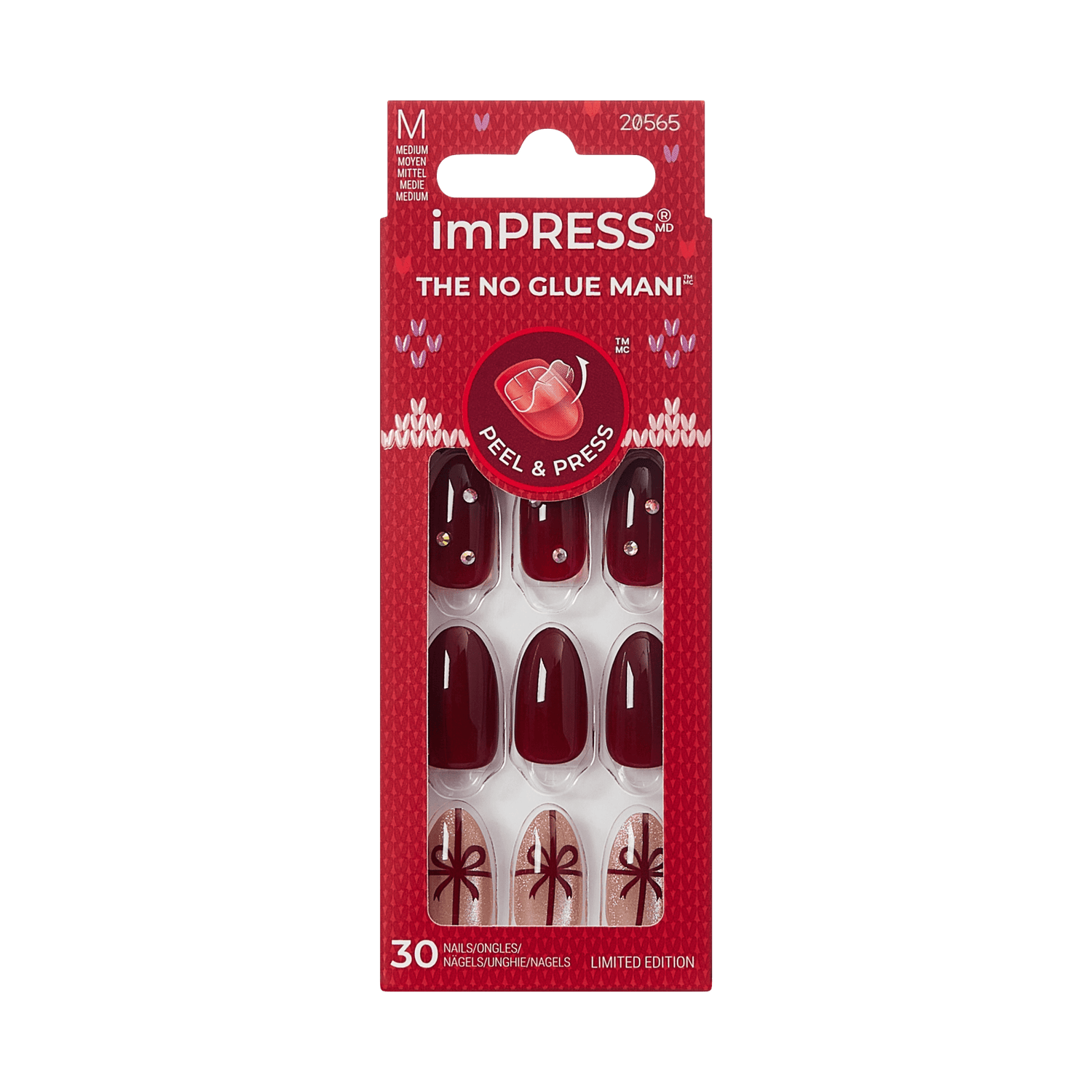 imPRESS Holiday Design Press On Nails - Wrap Me Up