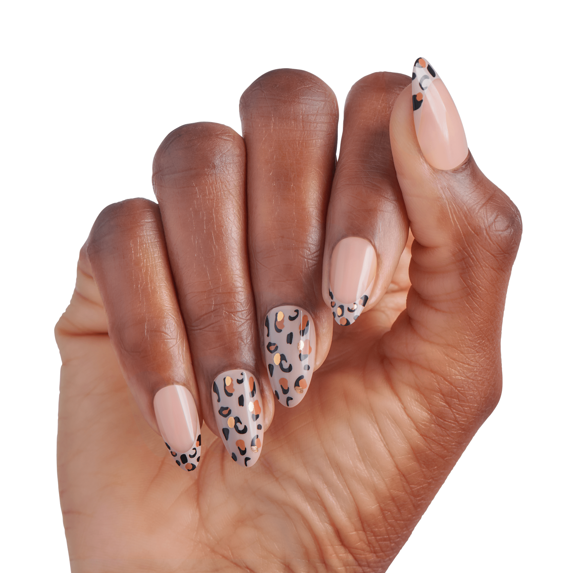 KISS Voguish Fantasy Press On Glue Nails - One Day