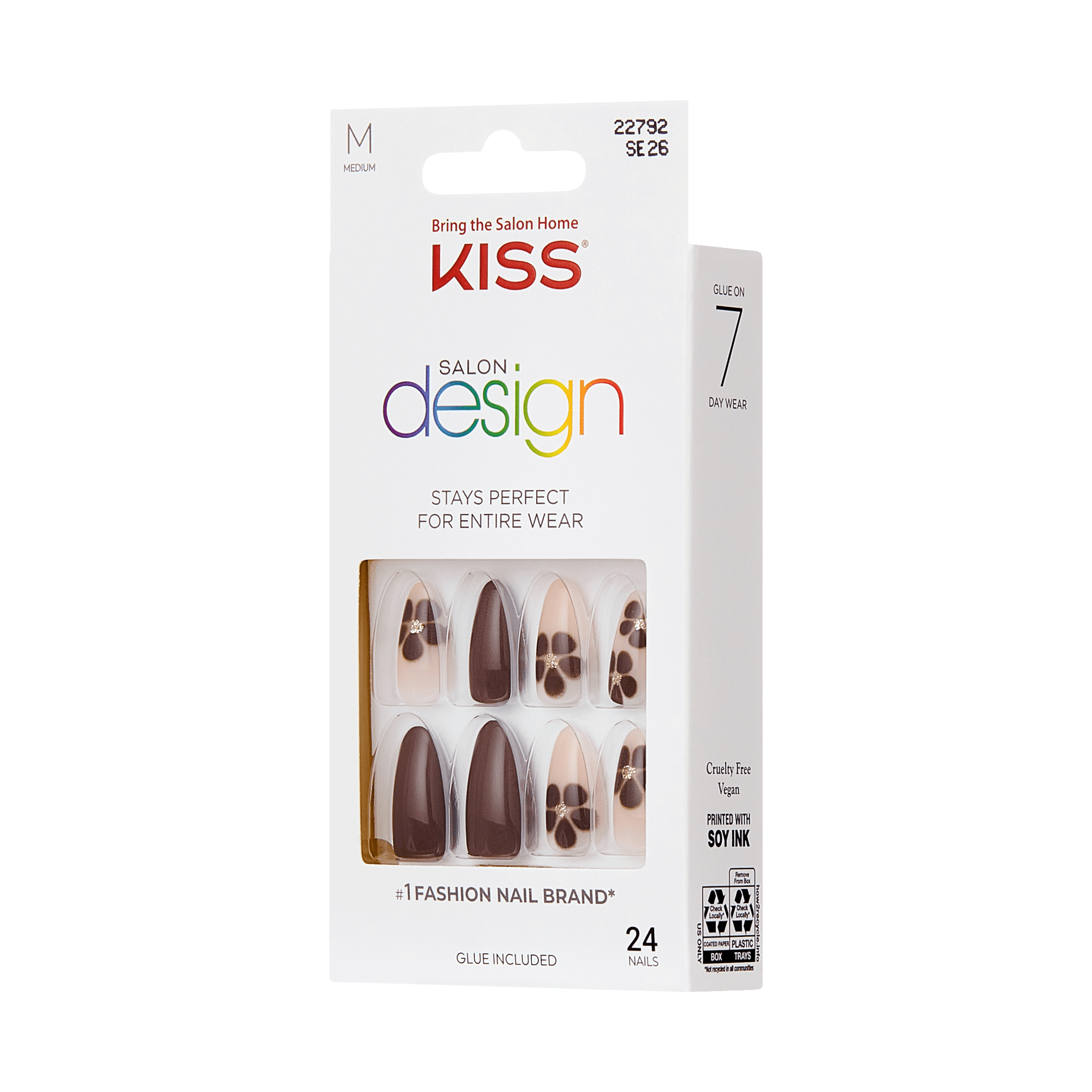 KISS Salon Design Press On Glue Nails - Chasing Sunlight