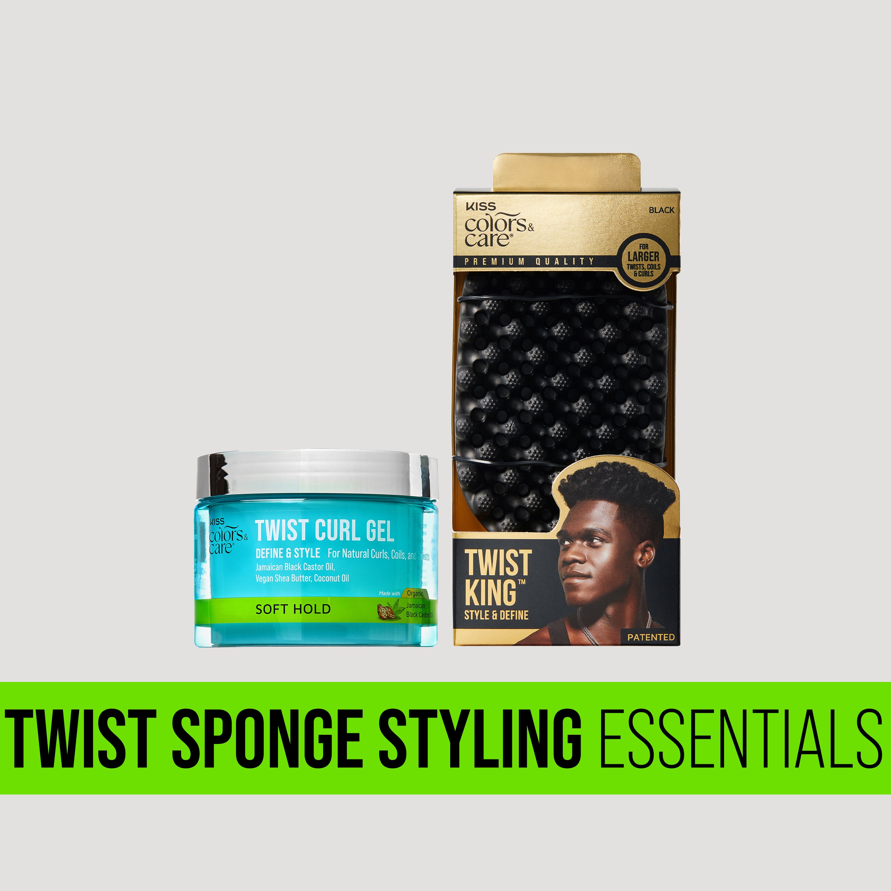 Kiss Colors & Care Twist Sponge Styling Essentials Bundle – KISS USA