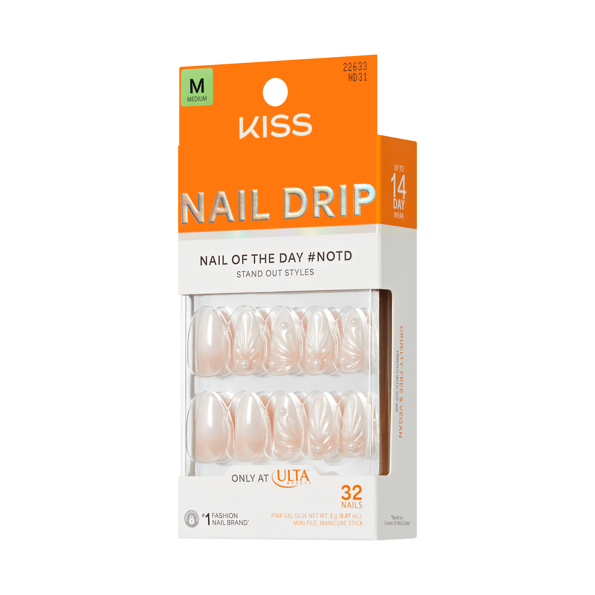 KISS NAIL DRIP Press On Glue Nails - Happy Grove