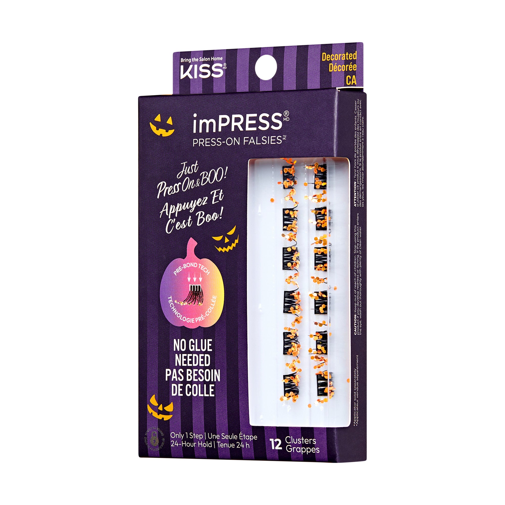 imPRESS Falsies Self Adhesive Eyelashes Halloween Minipack - Fright Night