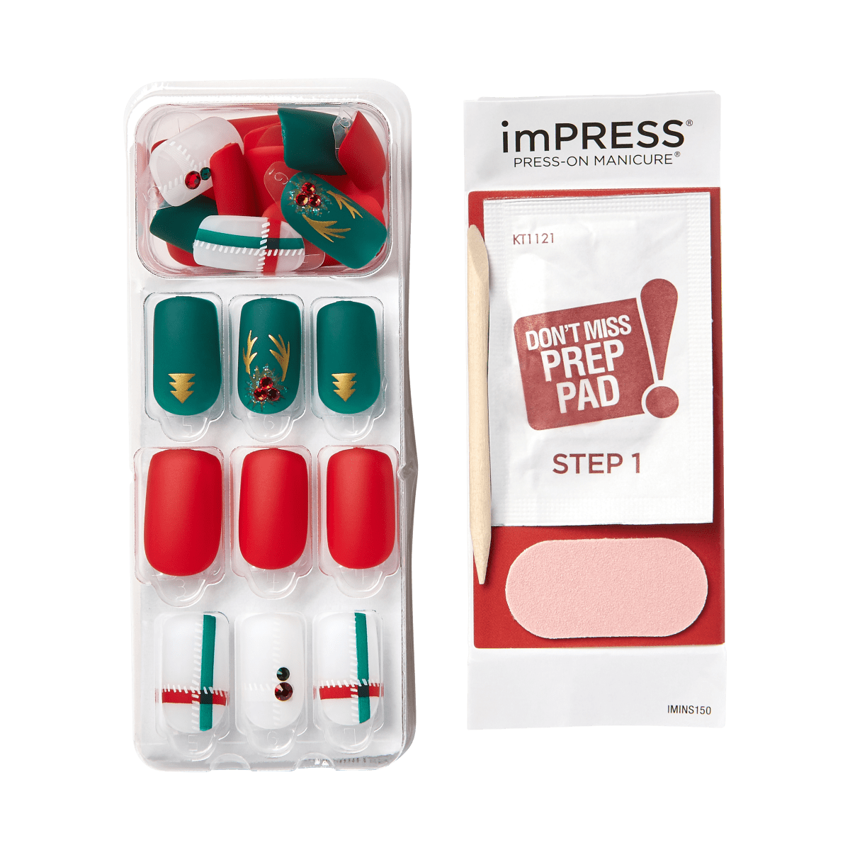imPRESS Press-On Manicure Limited Edition Holiday - Gift 4 You