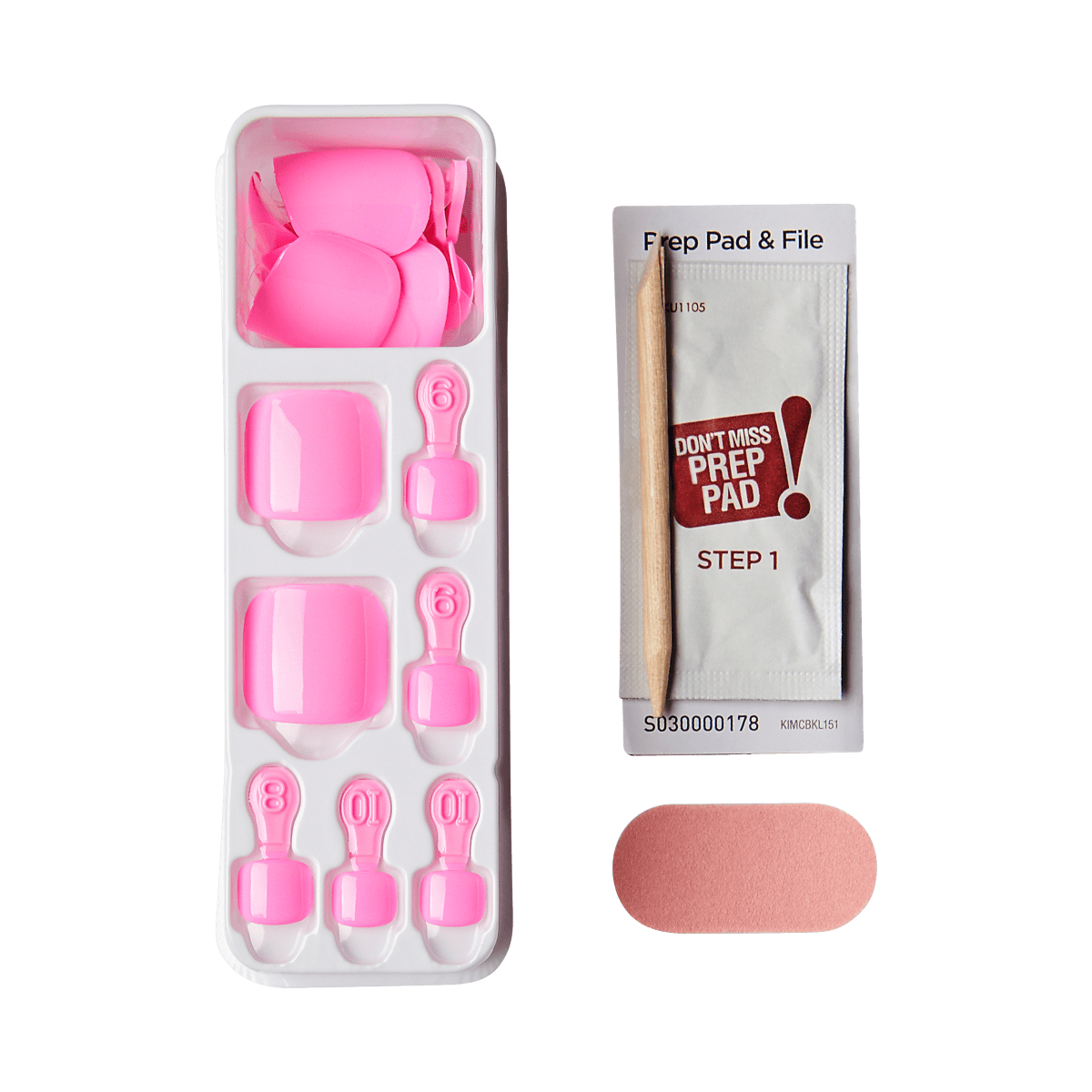 imPRESS Color Press-on-Pedicure - New Me
