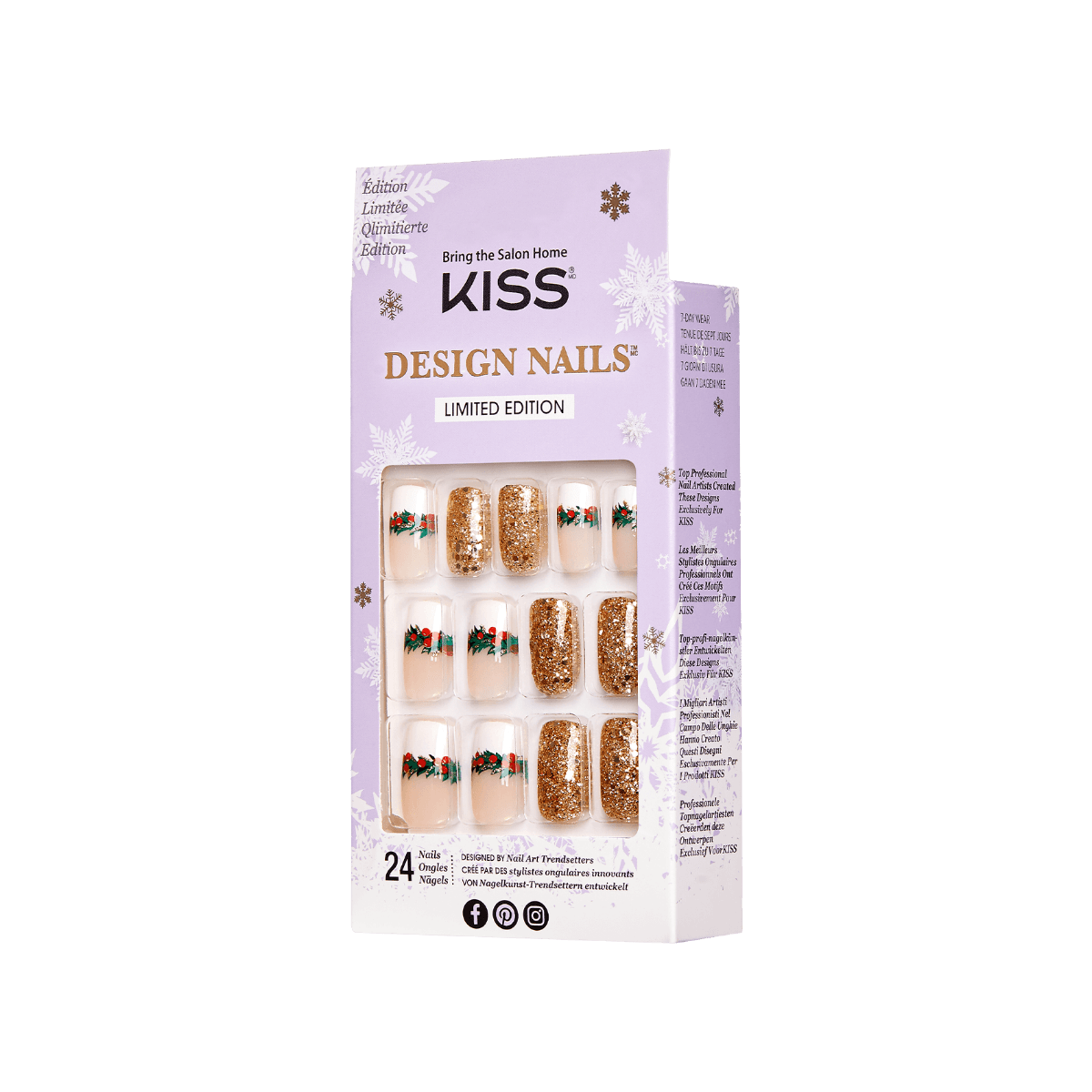 KISS Holiday Design Nails - Silver bell