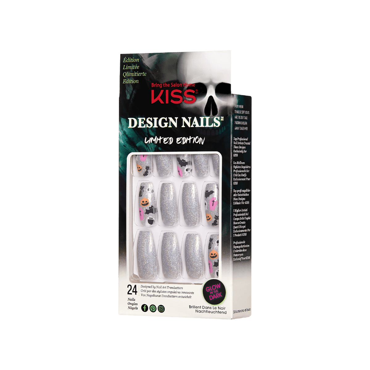 KISS Halloween Design Nail - Batty