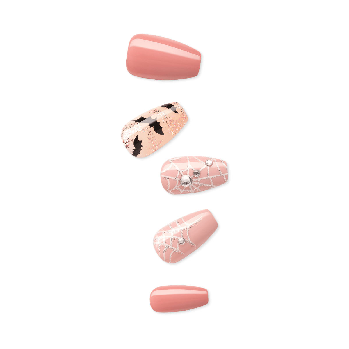 imPRESS Press-On Manicure Halloween Glow in the Dark - let me in