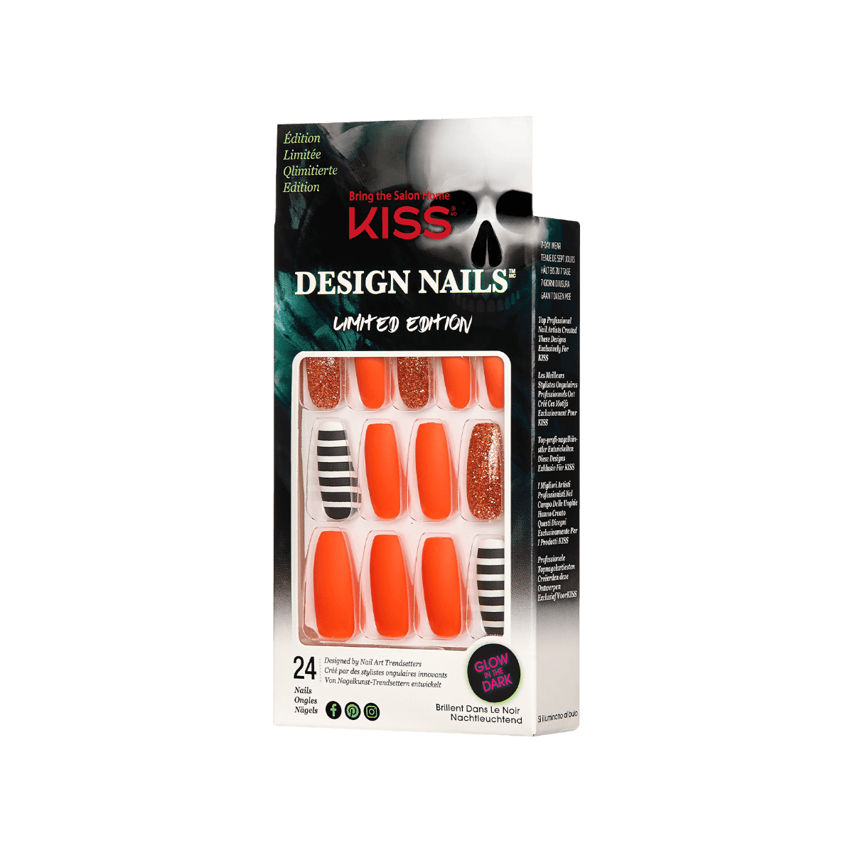 KISS Halloween Design Nail - Crow-eek