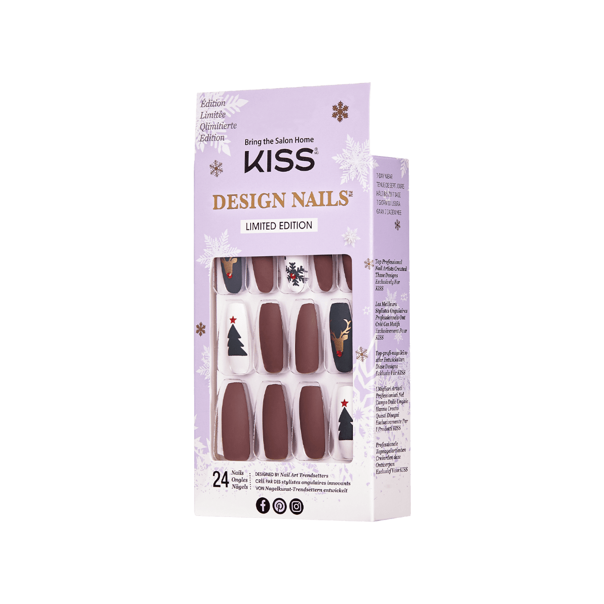 KISS Holiday Design Nails - Candy Cane
