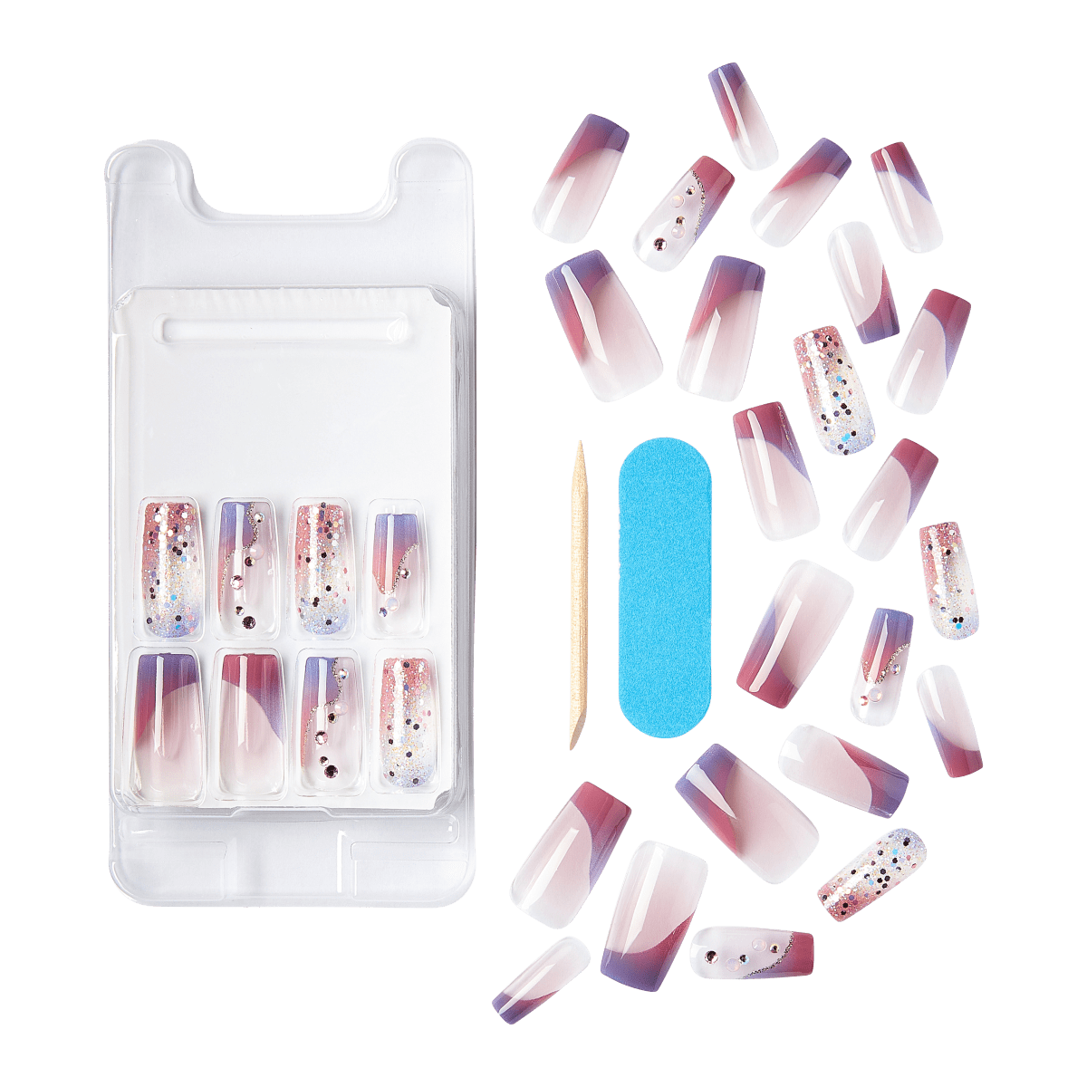 KISS Jelly Fantasy Sculpted Nails - Peachy Jelly