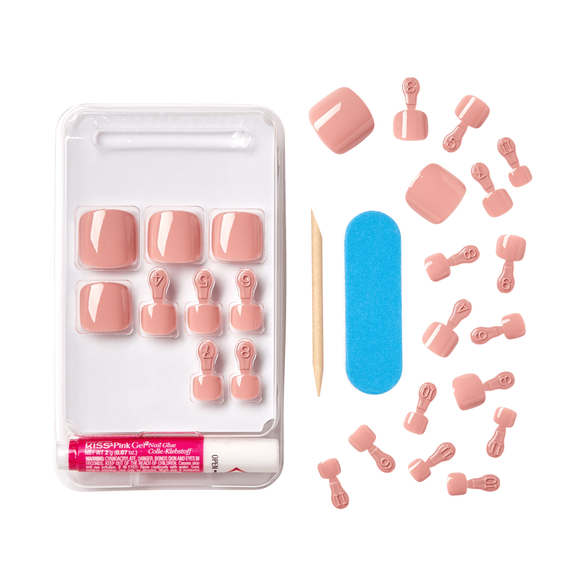 KISS Salon Color Toenails - Dreamin&