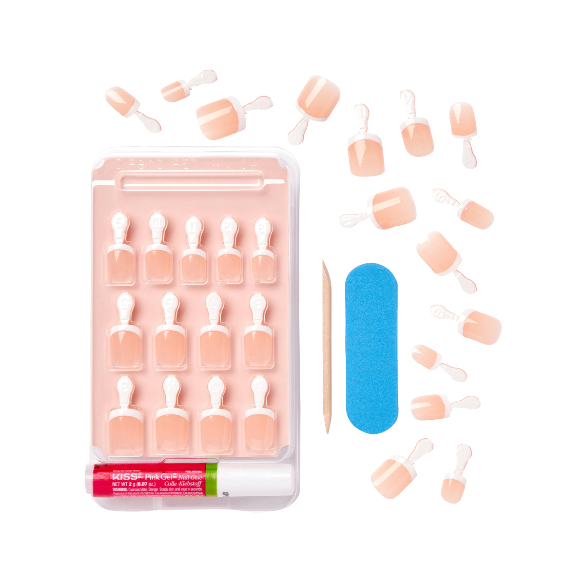 KISS Everlasting French Petite - Clear Pink