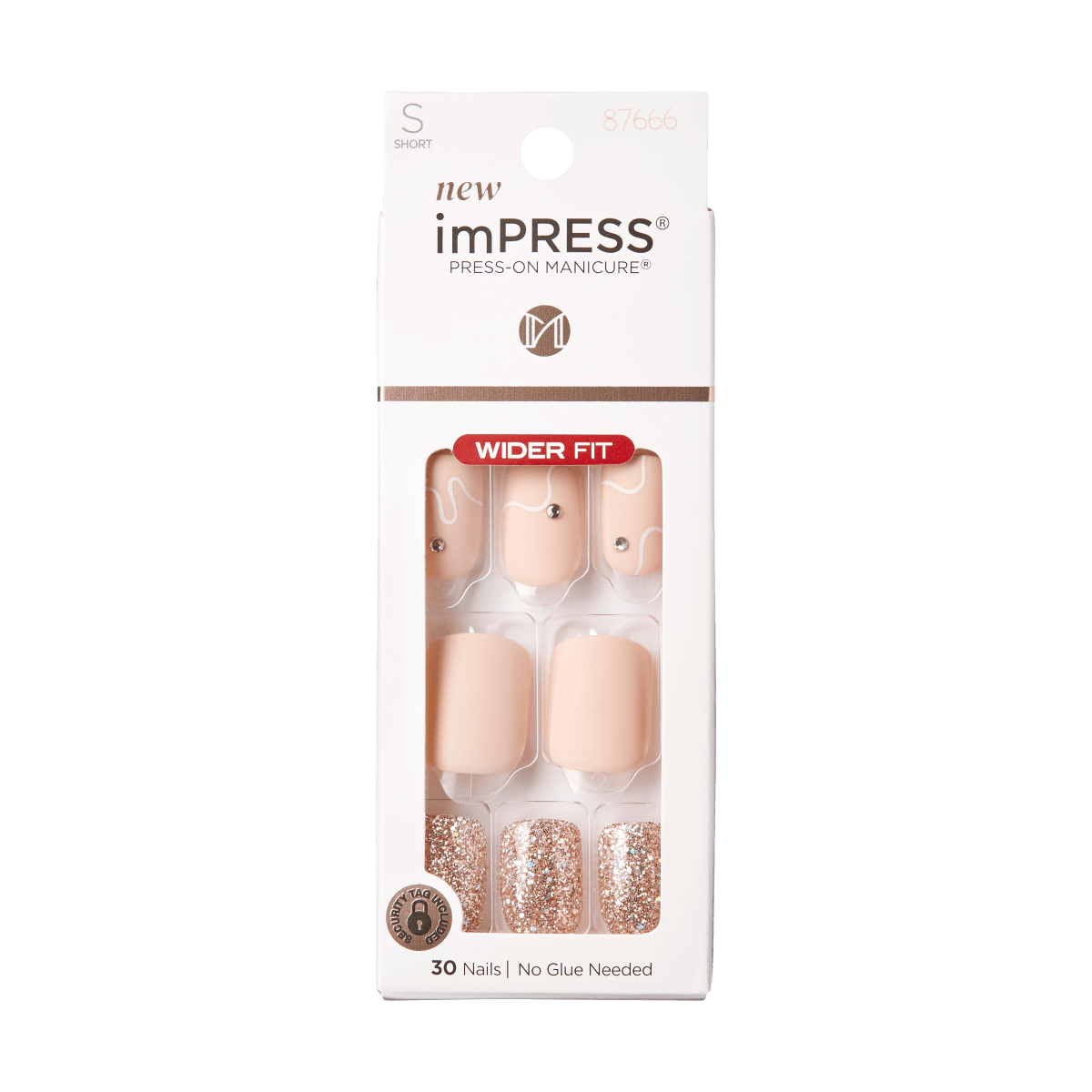 imPRESS Press-On Manicure - Wide Fit - Rock of Ages