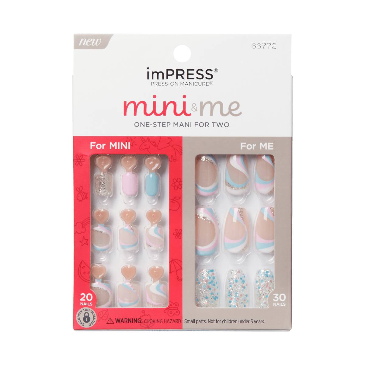 imPRESS Mini & Me Press-On Mani for 2 - Bloom