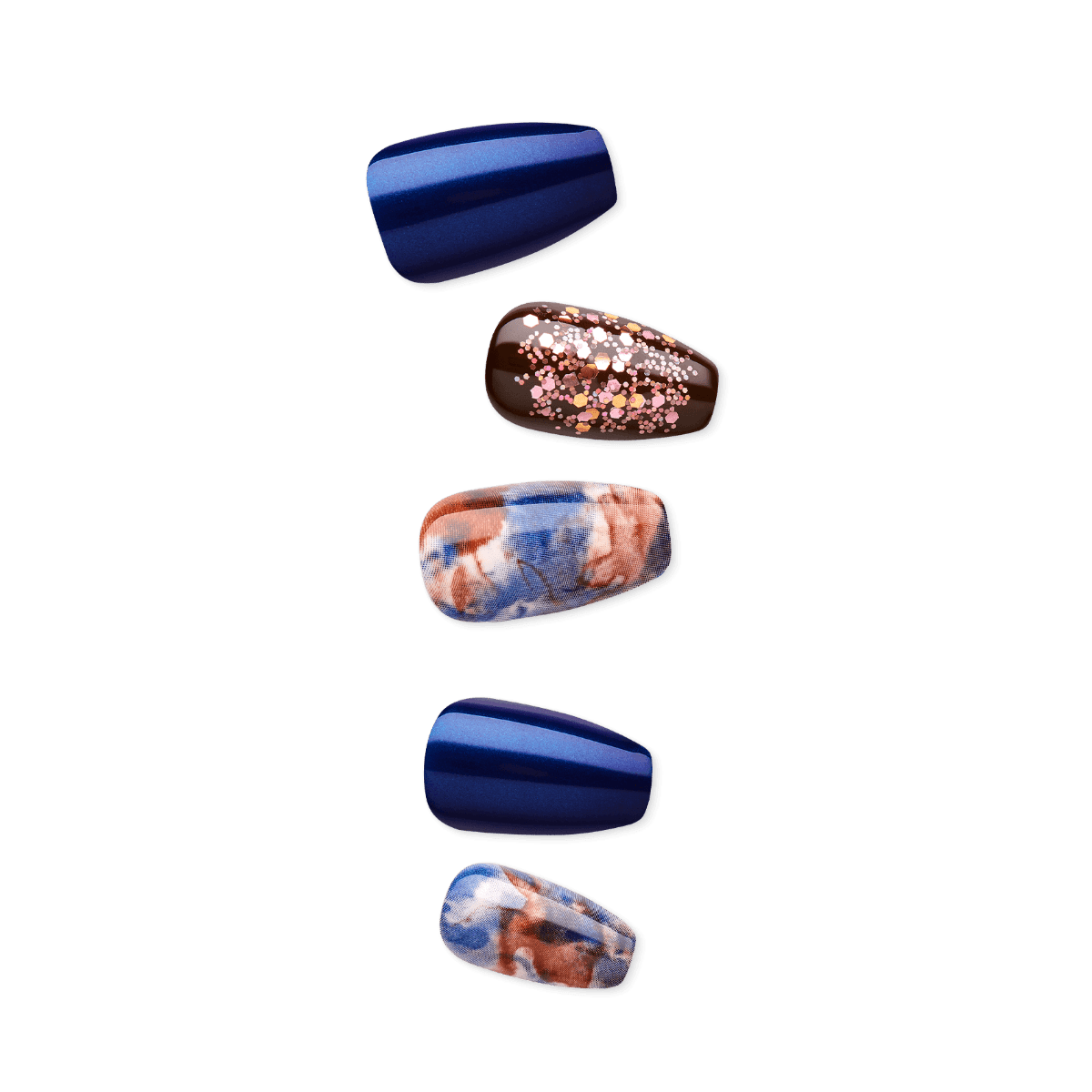 imPRESS Press-On Manicure - Indigo Autumn