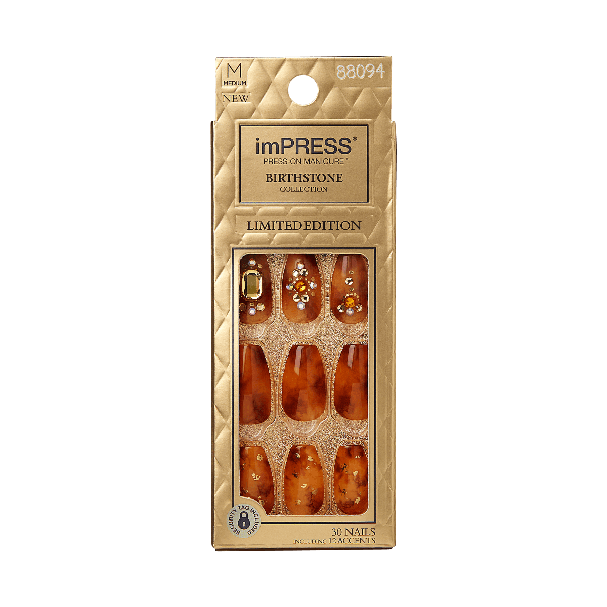 imPRESS Press-on Manicure Birthstone Collection - Citrine