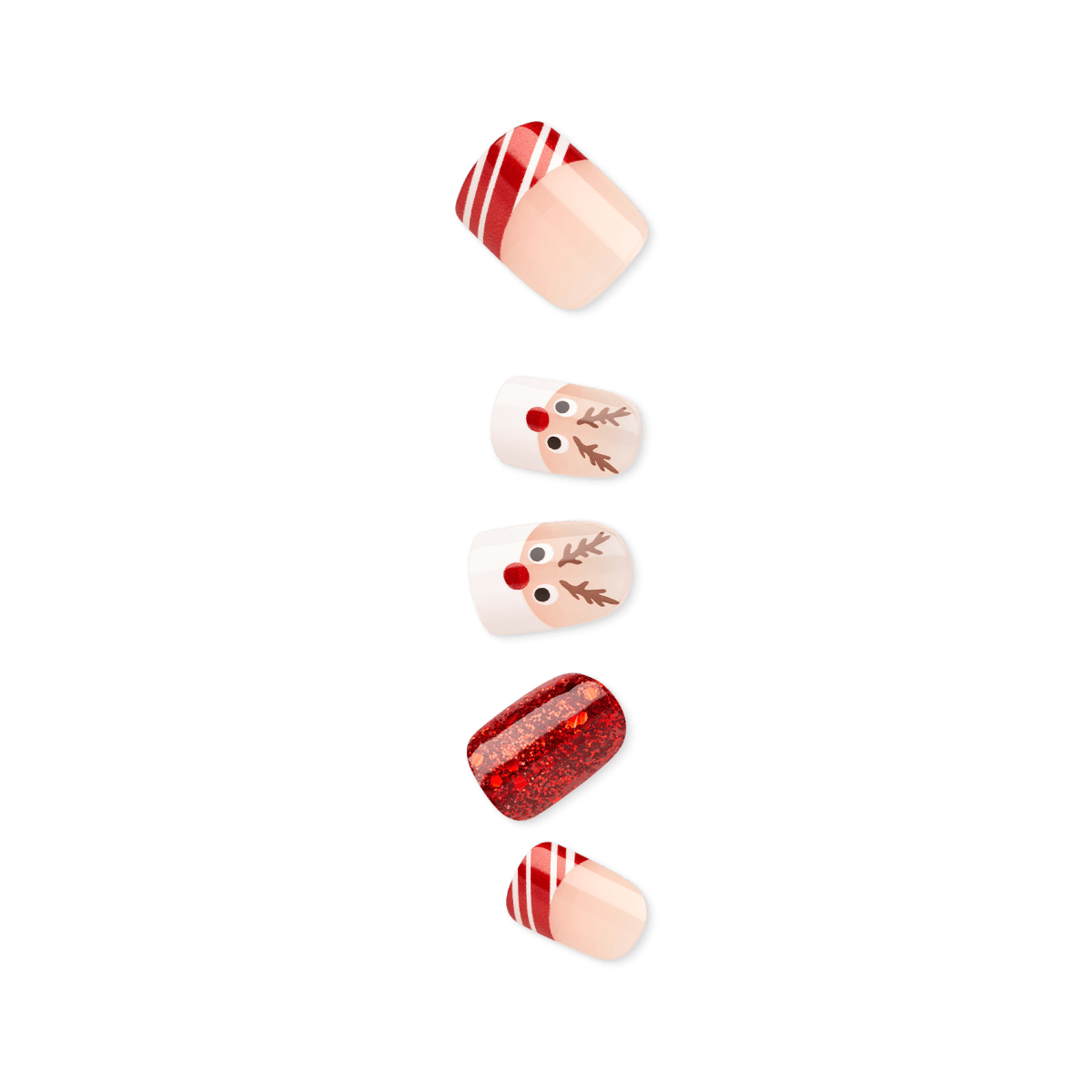 imPRESS Limited-Edition Holiday Press-On Nails - Oh, Deer