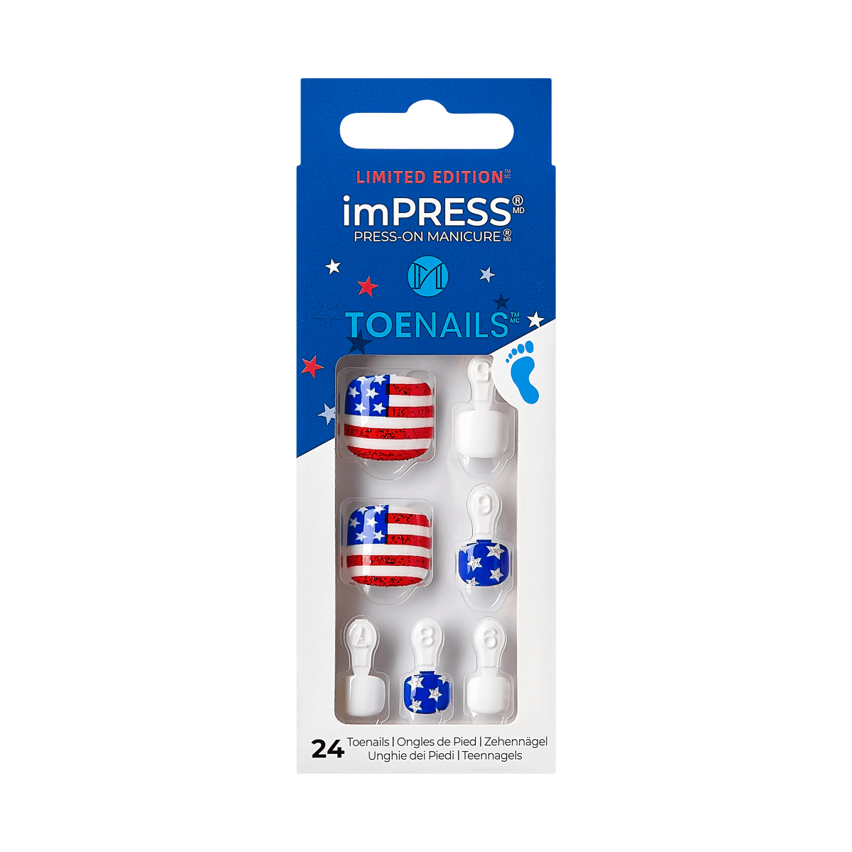 imPRESS Press-On Pedicure - Fly Away