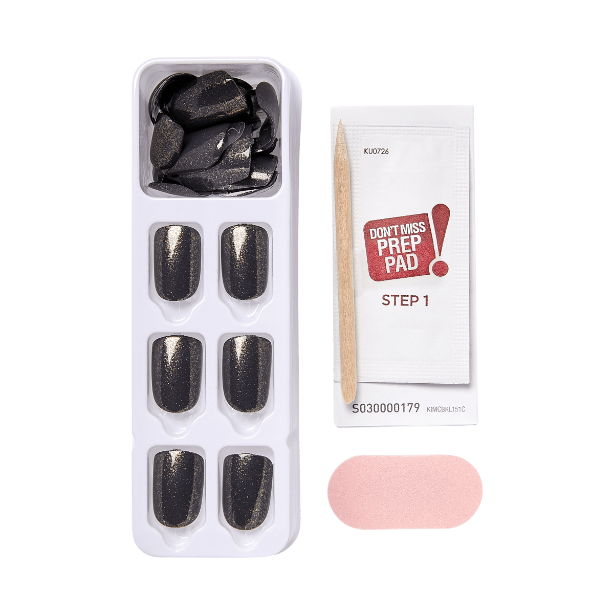 imPRESS Color Press-On Manicure Halloween - Scaredy Cat
