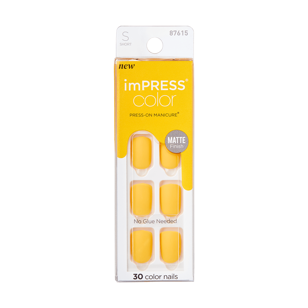 imPRESS Color Press-On Manicure - Mustard Yellow