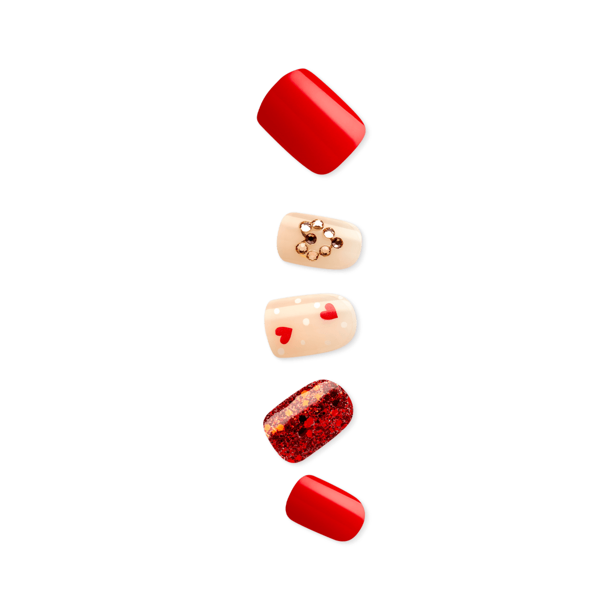 imPRESS Press-On Manicure Valentine Nails - Crazy Over You