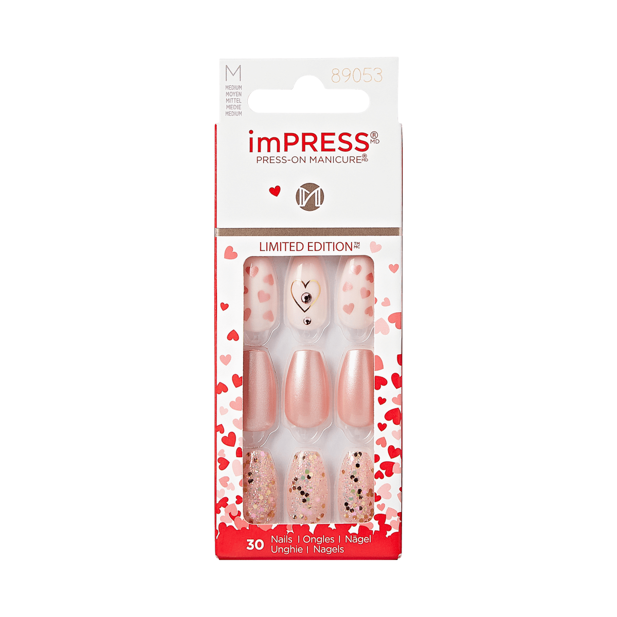 imPRESS Press-On Manicure Valentine Nails - Love Myself