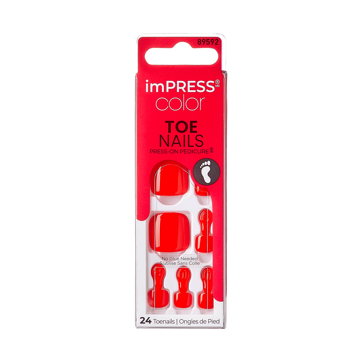 imPRESS Color Press-On Pedicure - Unconditional