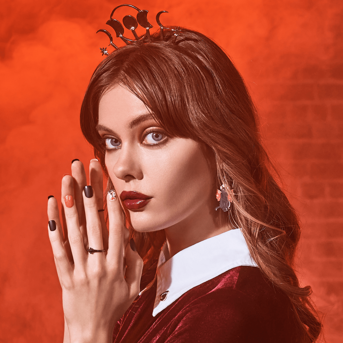 imPRESS Press-On Manicure Halloween Glow in the Dark - Hey boo-tiful