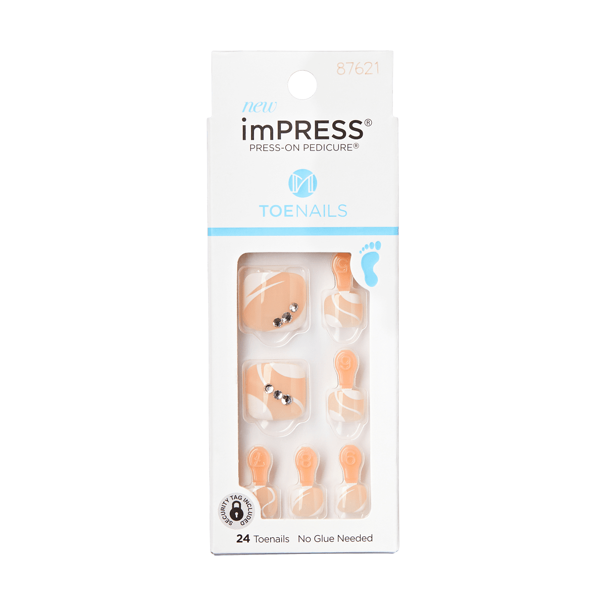 imPRESS Press-on-Pedicure - Impressive