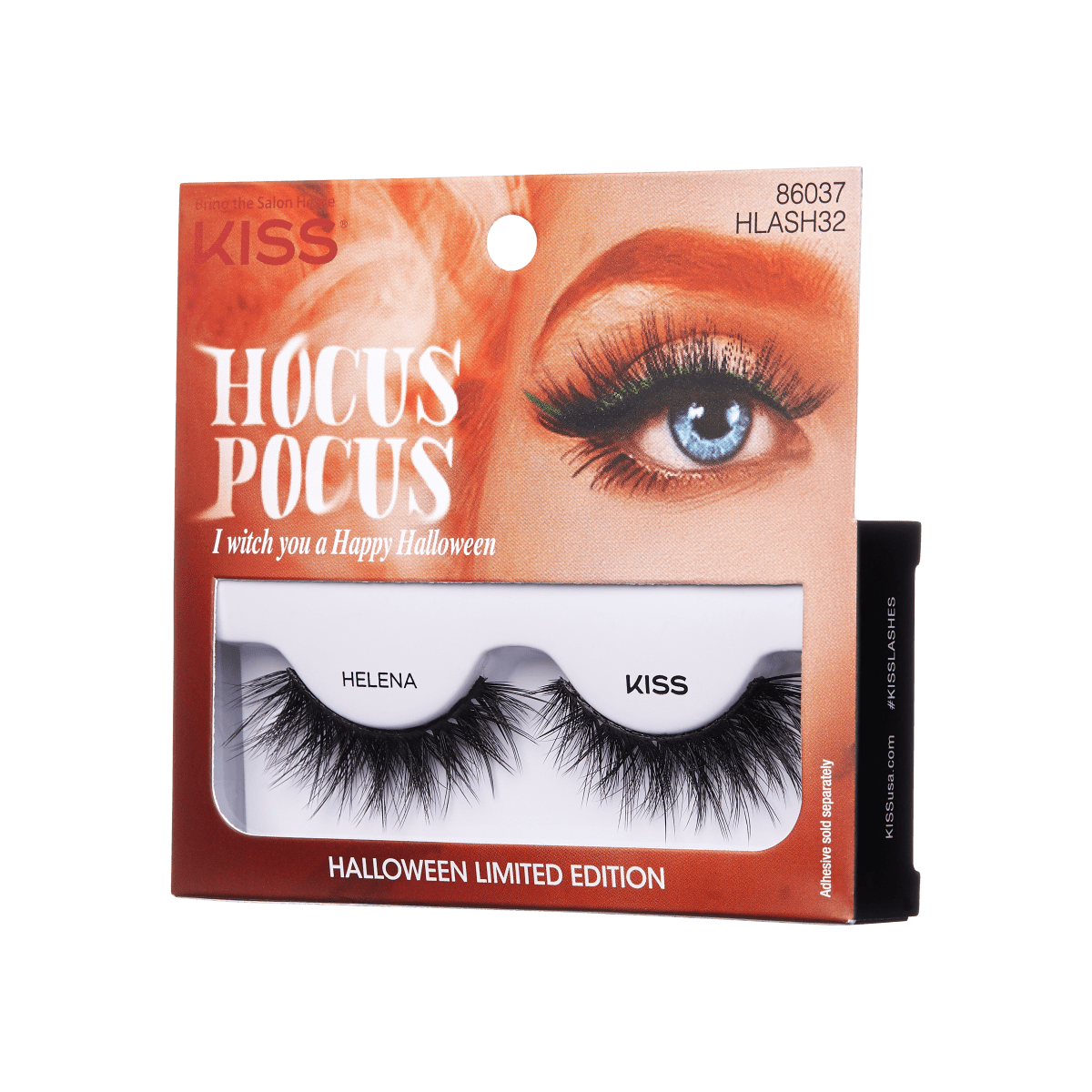 KISS Halloween False Eyelashes - Helena (Fluffy)