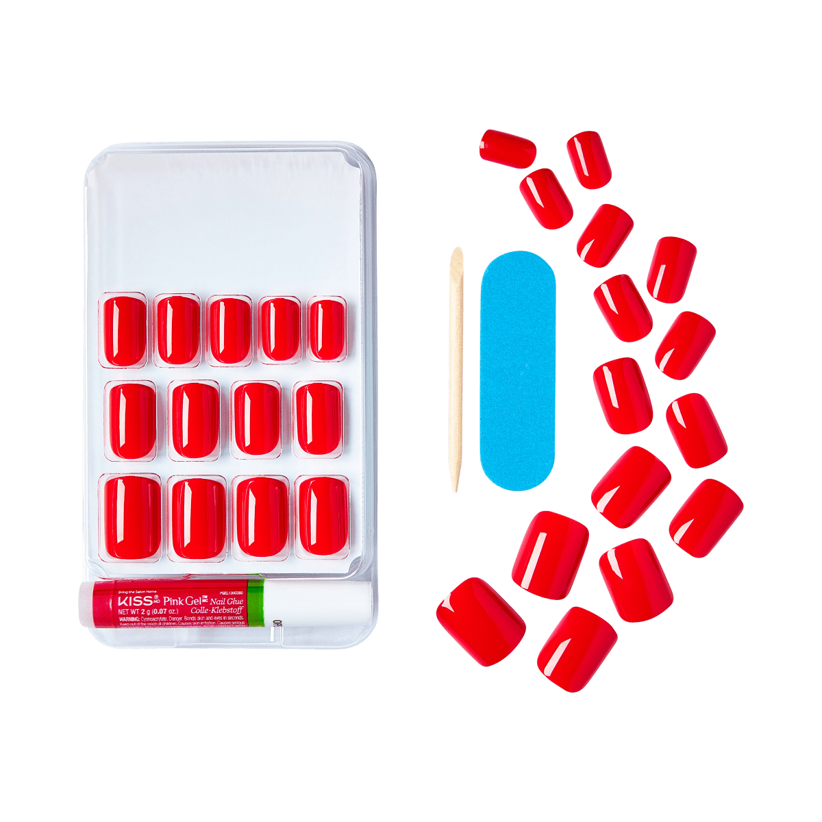Marilyn Monroe x KISS Limited Edition Nails - Signature Red