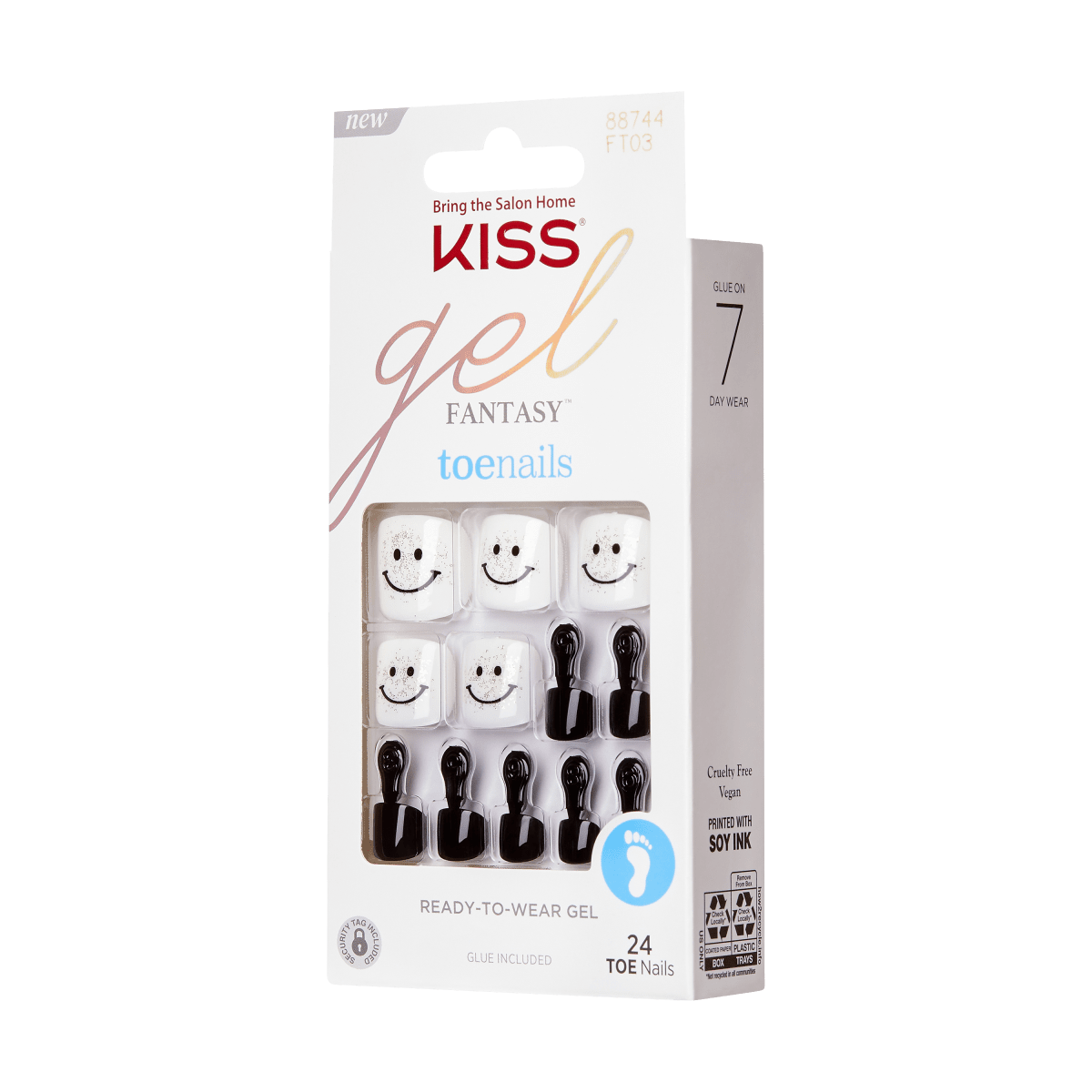 KISS Gel Fantasy Toenails - Go With Flow