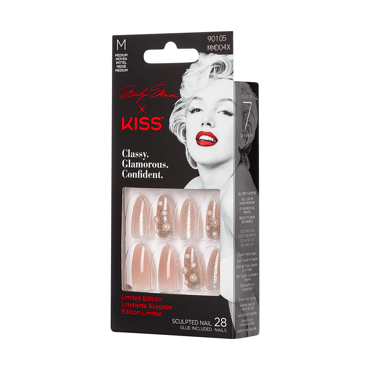 Marilyn Monroe x KISS Limited Edition Nails - Golden Age