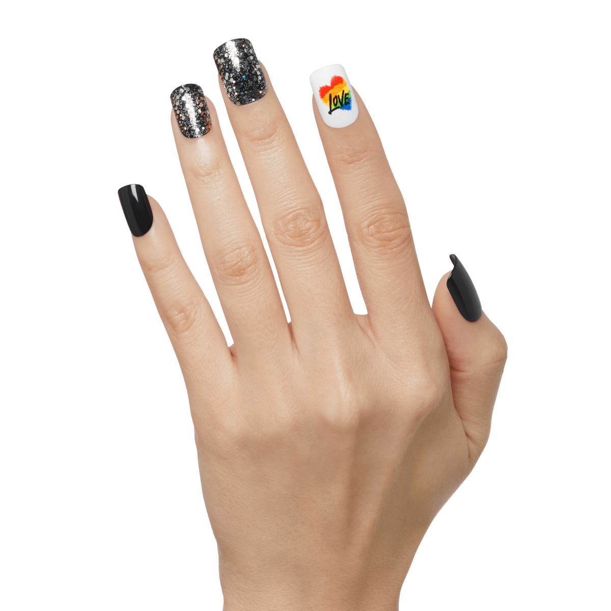 KISS Voguish Fantasy Nails, Wider Fit - Peekaboo