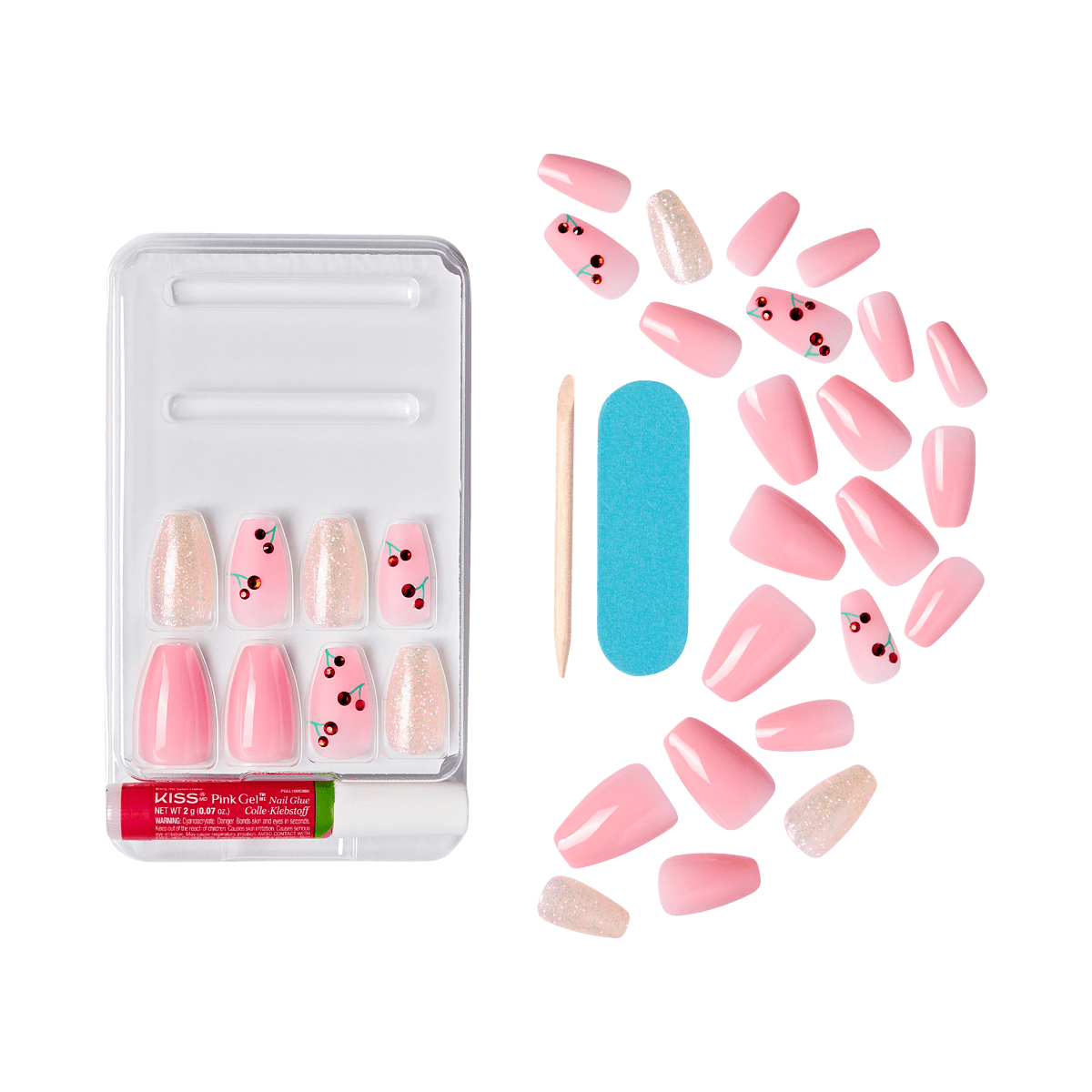 KISS Gel Fantasy Jelly Nails - About Last Night