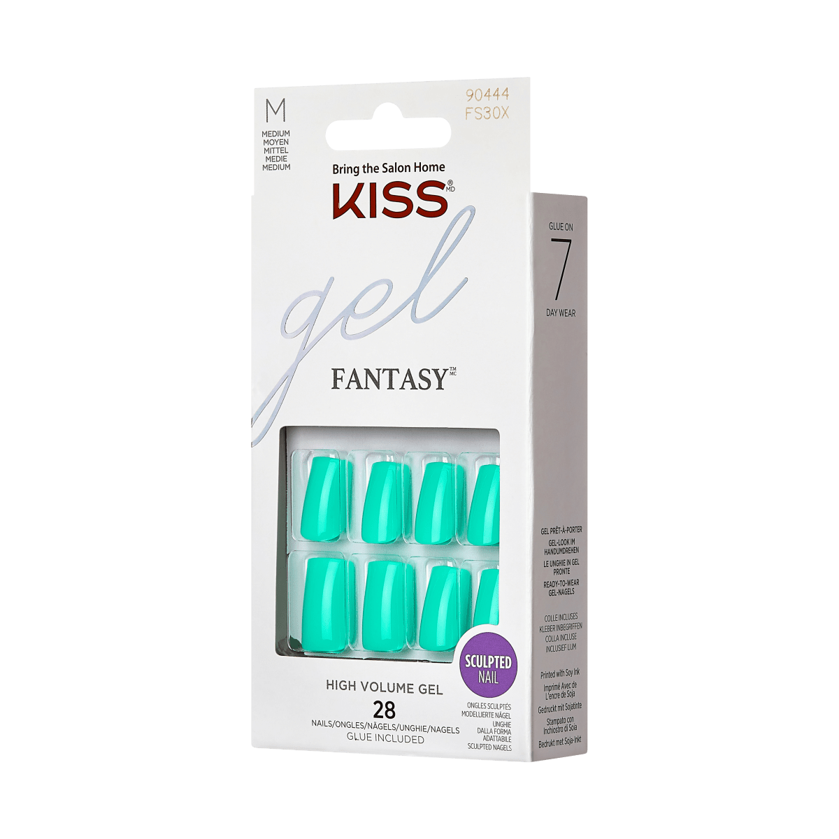 KISS Gel Fantasy Sculpted Nails- Saturn