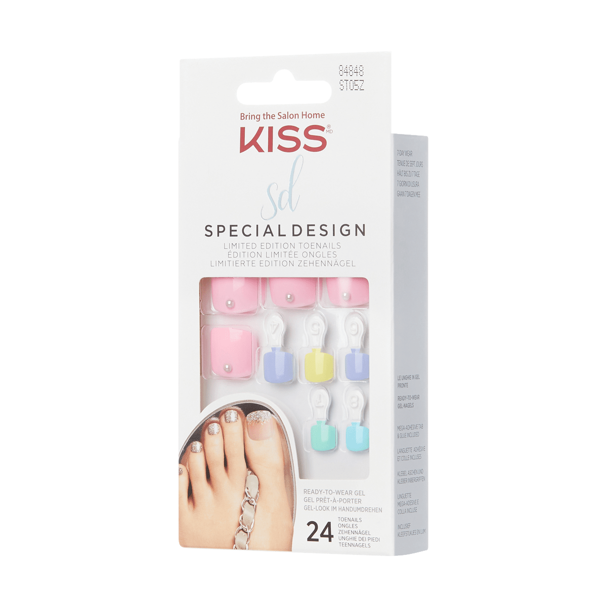 KISS Special Design Toenails - Dance Floor