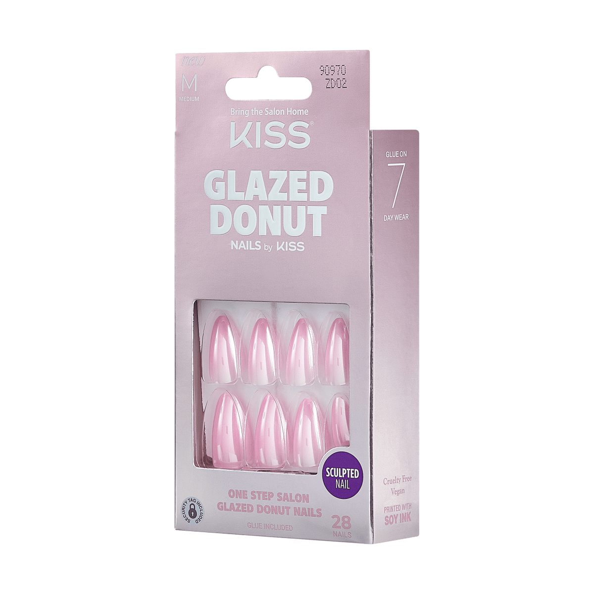 KISS Glazed Donut Nails - Pink Sugar