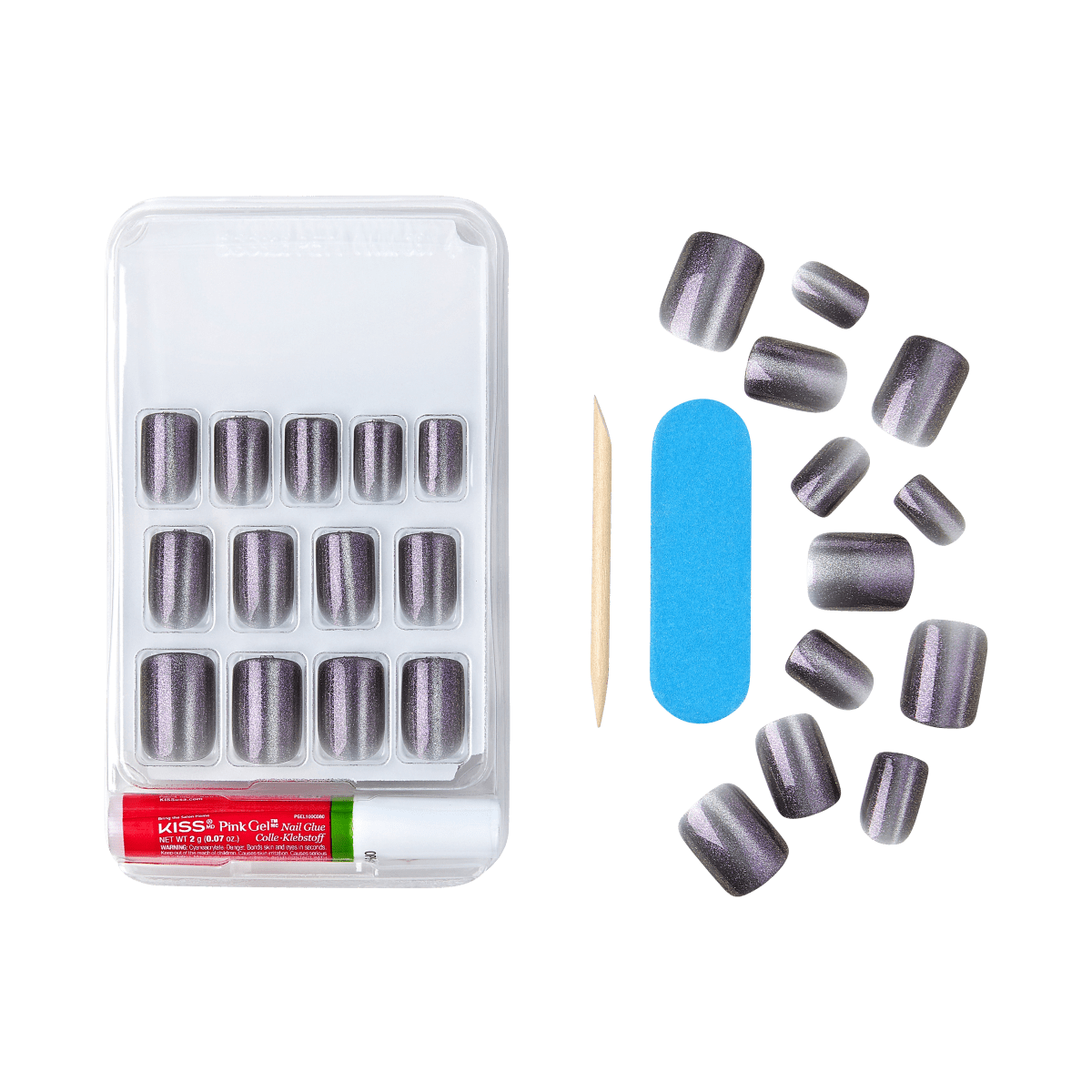 KISS Gel Fantasy Magnetic Nails - Ruler