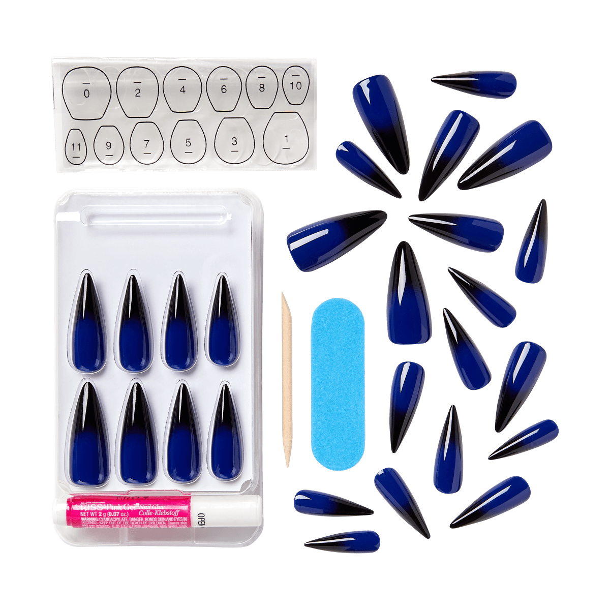 KISS Halloween Salon Color Nails - She Wolf