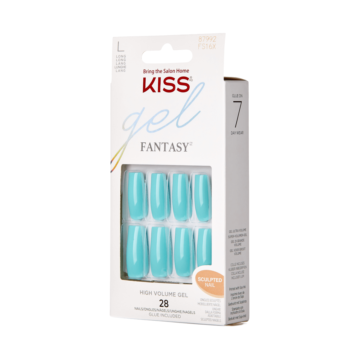KISS Gel Fantasy Sculpted Nails - Sun Shine