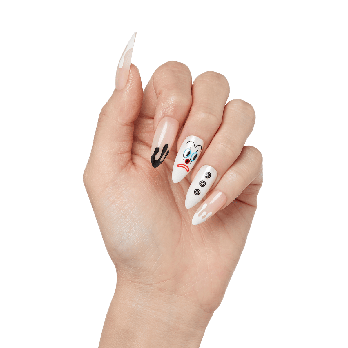 Salon Design Halloween Nails - Back to Skull