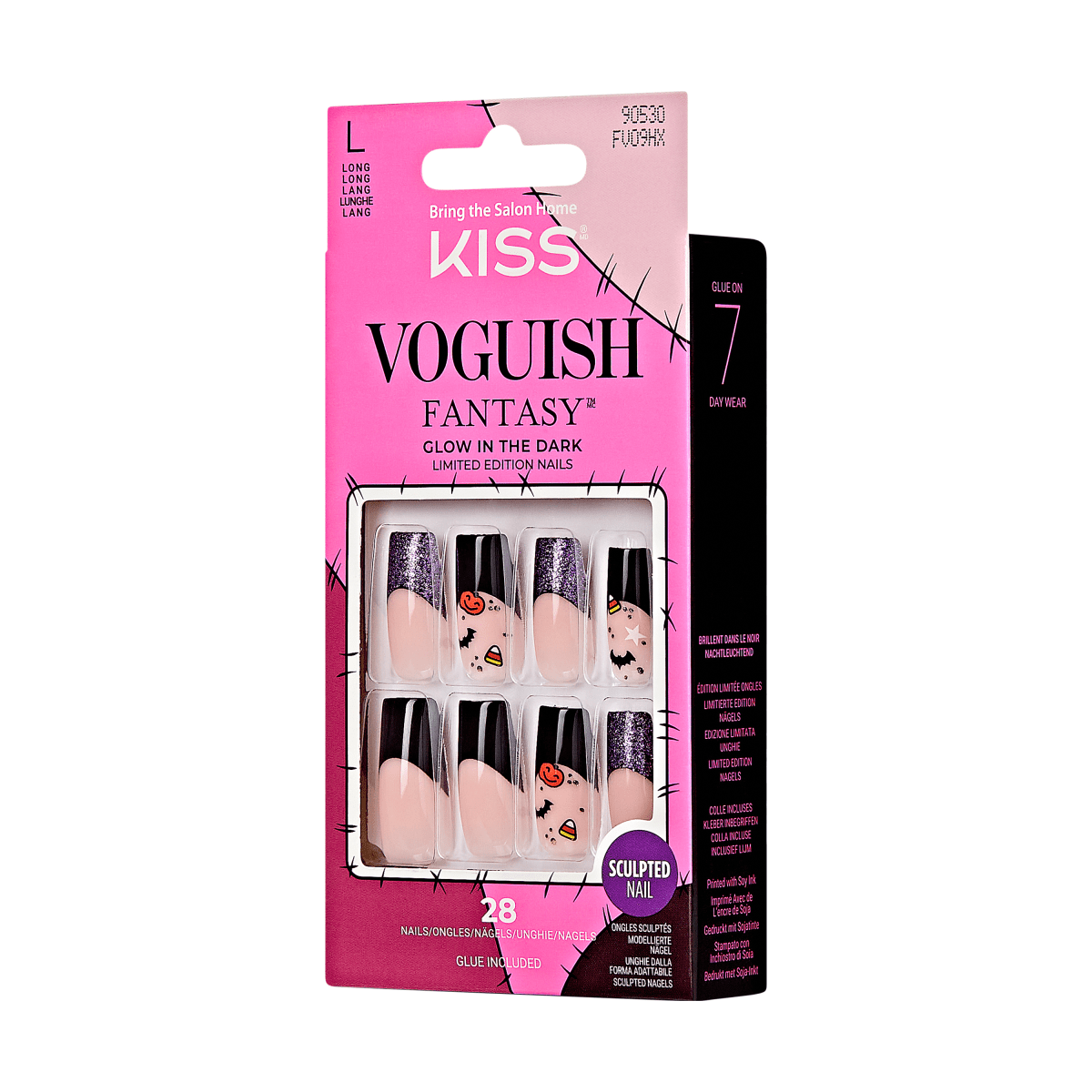 KISS Voguish Fantasy Halloween Nails - Coffin Break