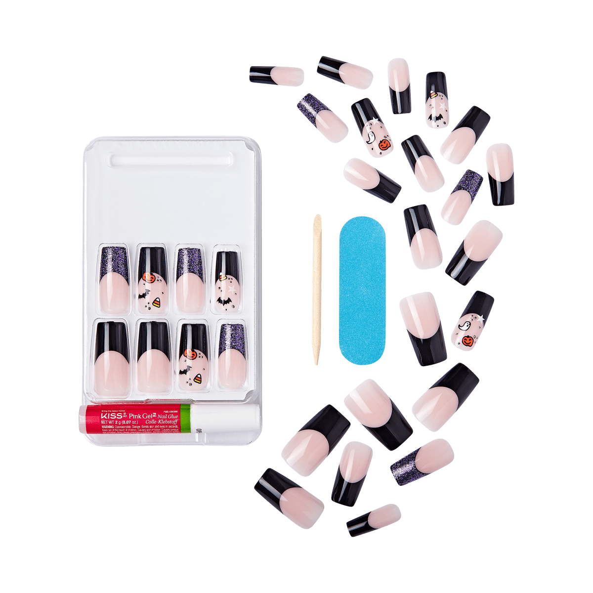 KISS Voguish Fantasy Halloween Nails - Coffin Break