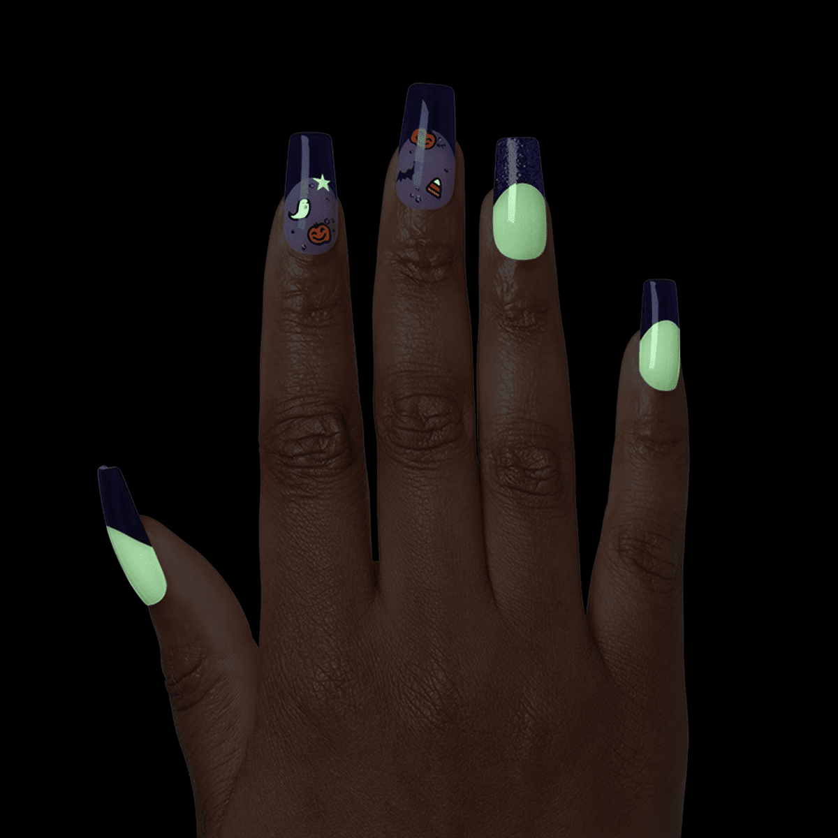 KISS Voguish Fantasy Halloween Nails - Coffin Break