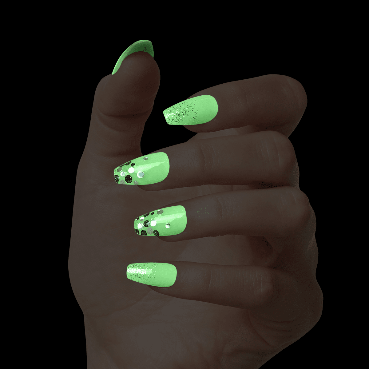 KISS Voguish Fantasy Halloween Nails - Scaredy Cats