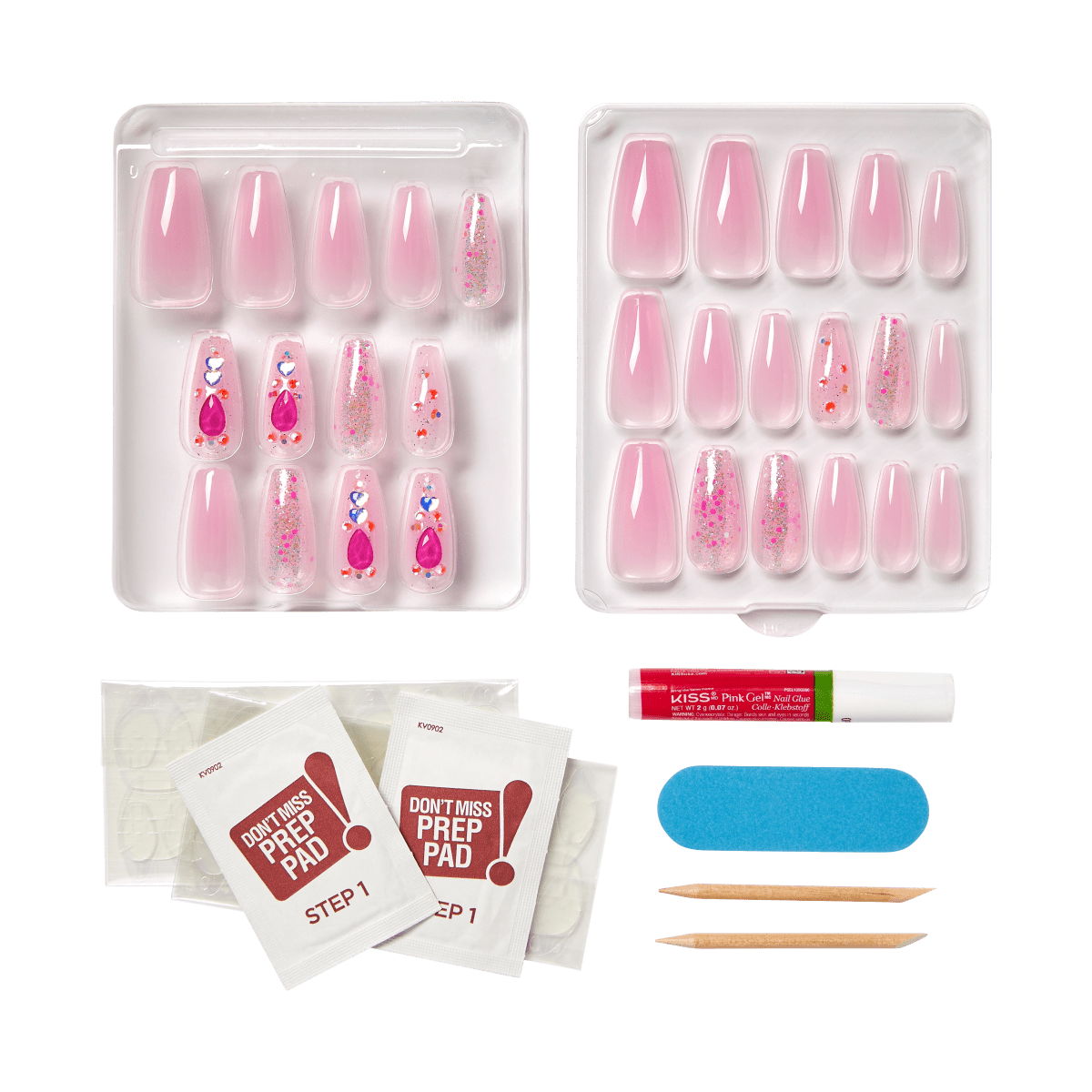 KISS Majestic Nails - Lovely Bubbly